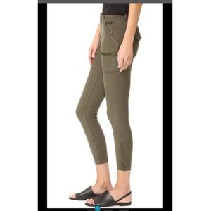 Joie Stretchy Cargo Denim (olive)- worn once!